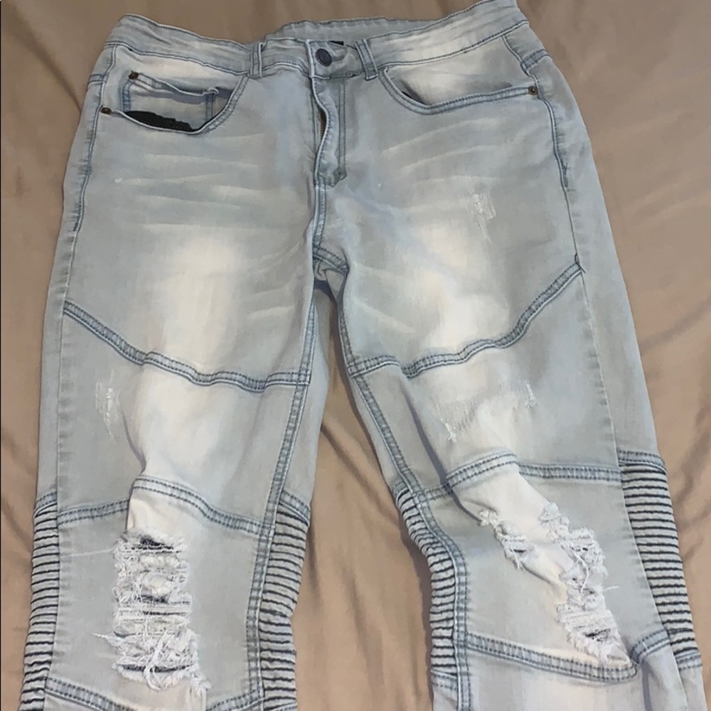 Young & Reckless distressed jeans